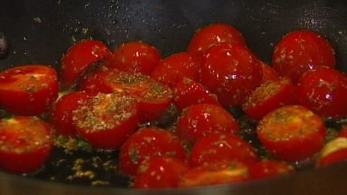 макароны с тимьяном и орегано