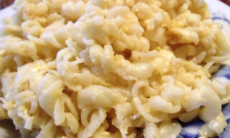 Рецепт макарон с яйцом