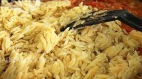 паста орзо с колбасой