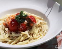 Паста с грибами шиитаке