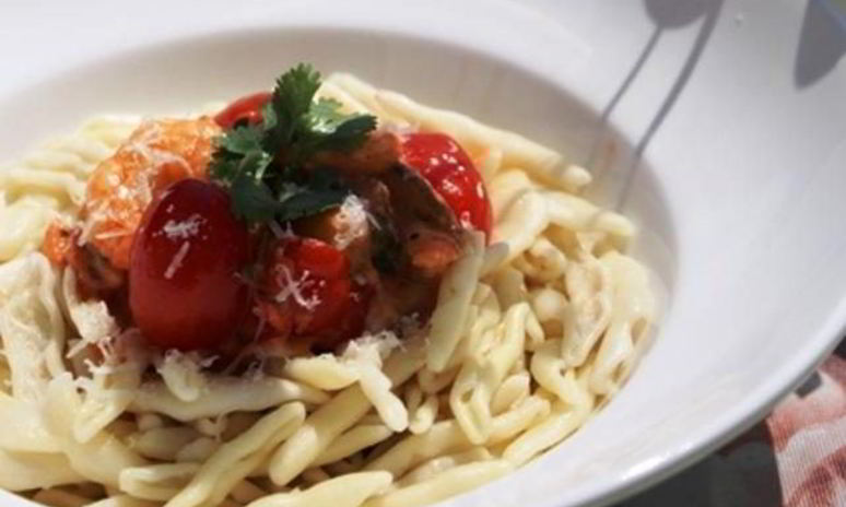 Рецепт пасты с грибами шиитаке