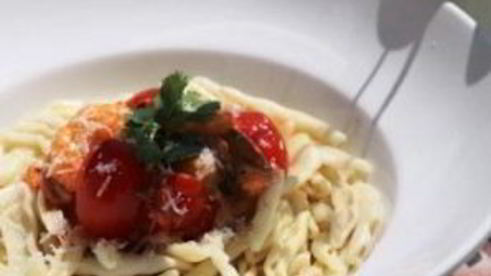 паста с грибами шиитаке