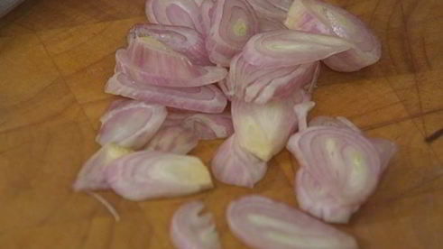 паста с копченой семгой и песто из каперсов