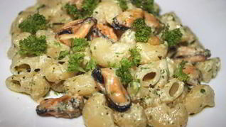 Паста с мидиями