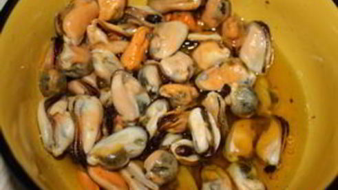 паста с мидиями