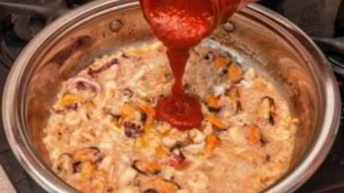 паста с морепродуктами