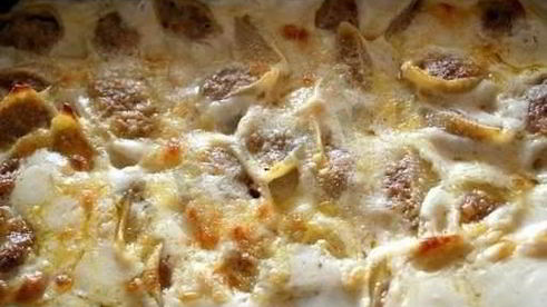 ракушки фаршированные с рикоттой и твердым сыром