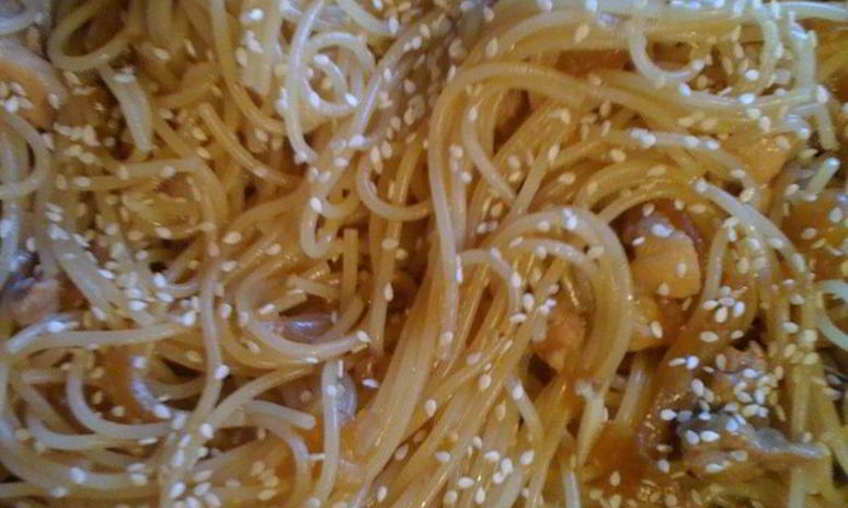 Рецепт спагетти япония