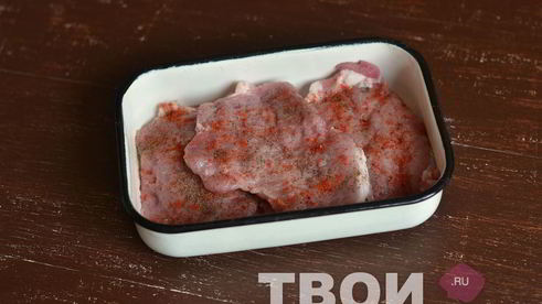 мясо по-французски с грибами