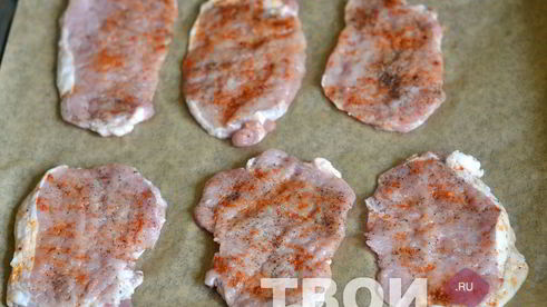 мясо по-французски с грибами