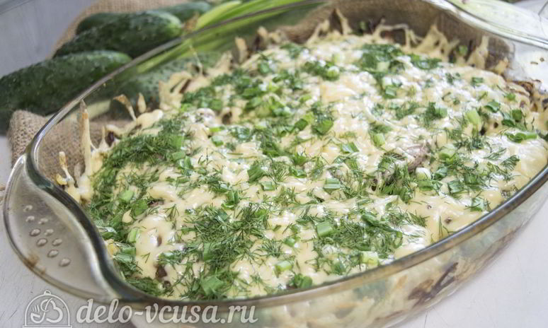 Рецепт мяса по-французски с картофелем