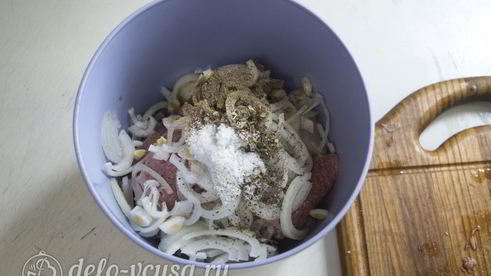 мясо по-французски с картофелем