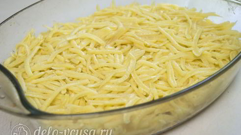 мясо по-французски с картофелем