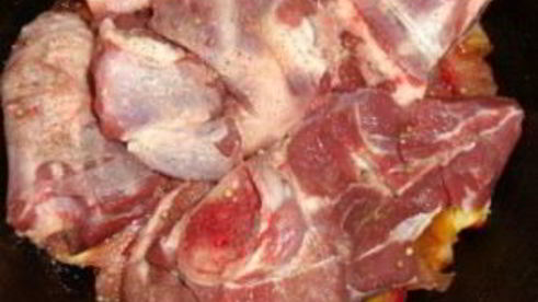 баранина в чугунке в духовке