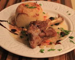 Бараньи голяшки с кускусом