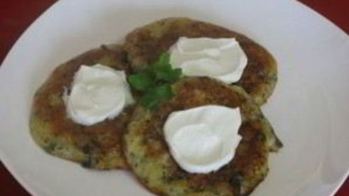 биточки с грибами и сыром