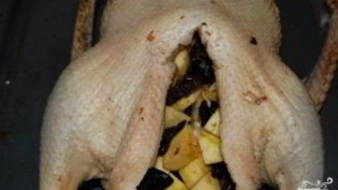 гусь в духовке в рукаве