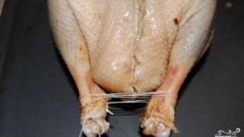 гусь в духовке в рукаве