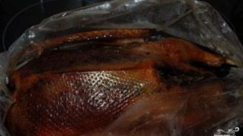 гусь в духовке в рукаве