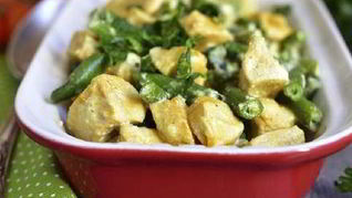 Индейка со спаржей