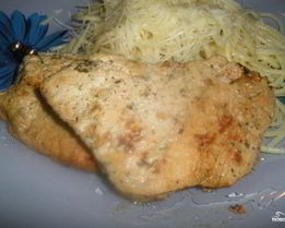 Индейка в кефире на сковороде