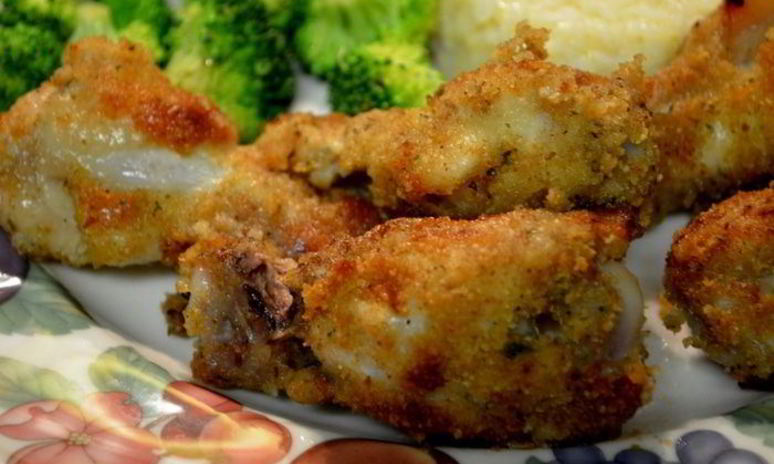 Рецепт хрустящих куриных крылышек в сливочном масле