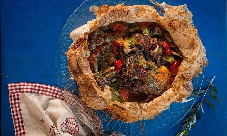 Рецепт клефтико баранина, запеченная с овощами