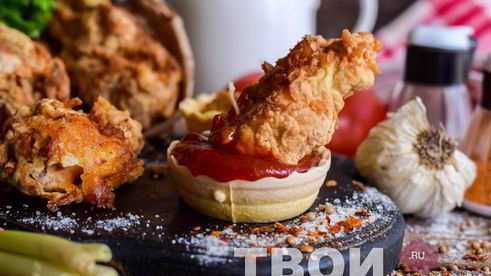 крылышки в кляре