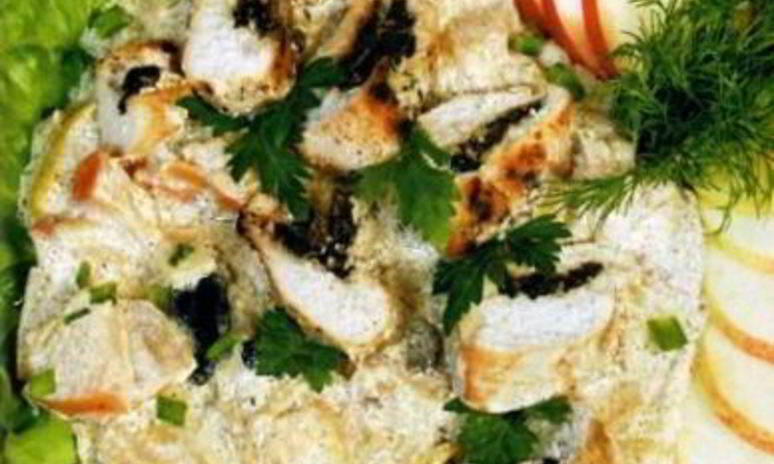 Рецепт куриной грудки с черносливом