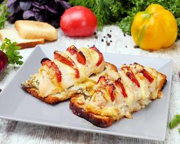 Куриная грудка с моцареллой