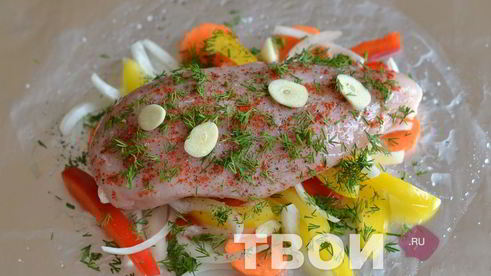 куриная грудка в фольге