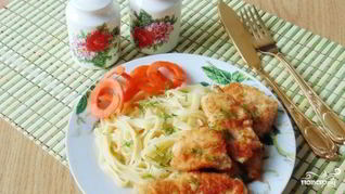 Куриная грудка в панировочных сухарях