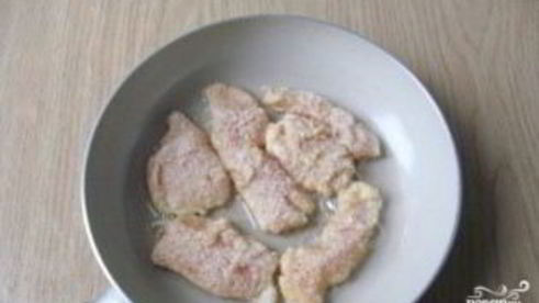 куриная грудка в панировочных сухарях