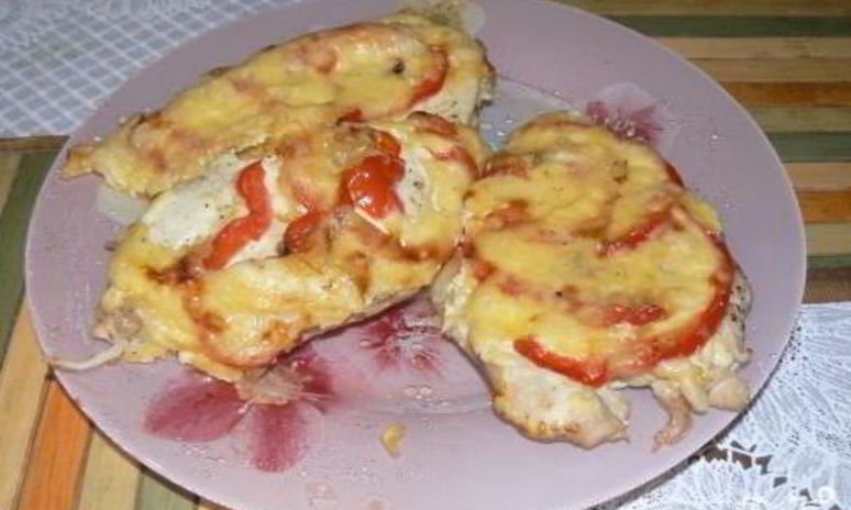 Рецепт куриного филе с болгарским перцем