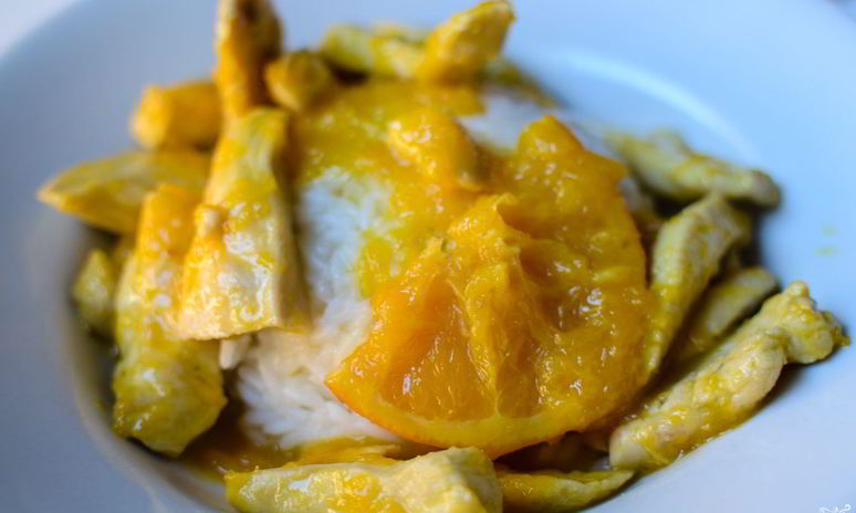 Рецепт куриного филе в апельсиновом соусе