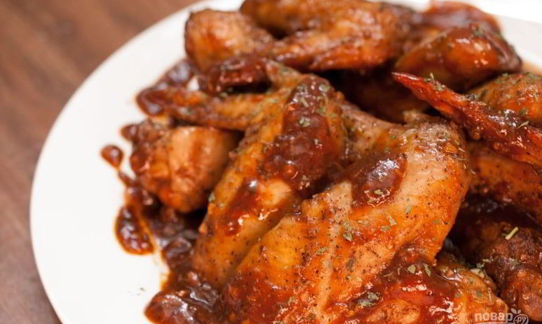Рецепт куриных крылышек, запеченных в духовке