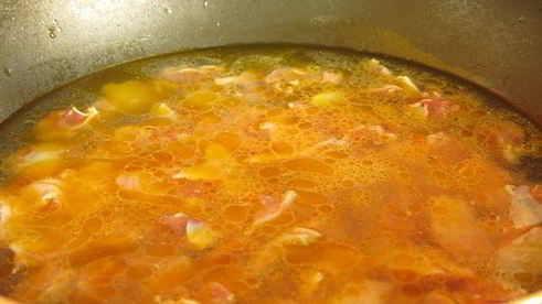 куриные желудки в кокосовом молоке