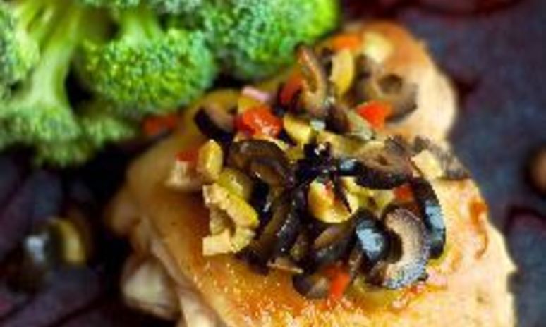 Рецепт курицы с оливками