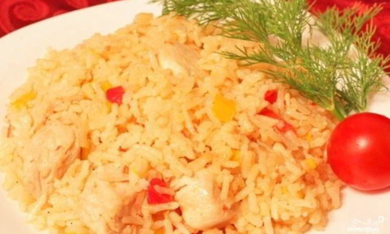 Рецепт курицы с рисом в казане