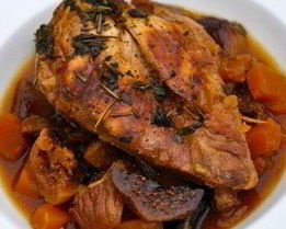 Курица с травами и инжиром