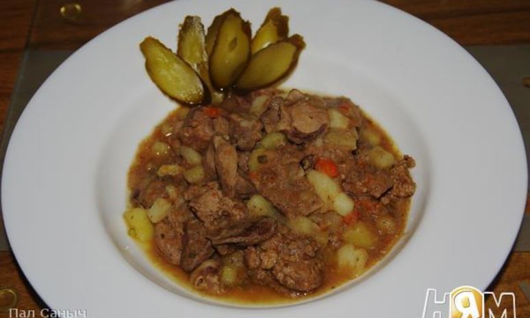 Рецепт куырдака из куриных потрошков