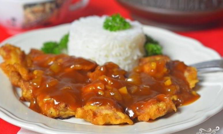 Рецепт мяса в кляре по-китайски