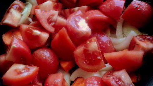 мясо в темном пиве