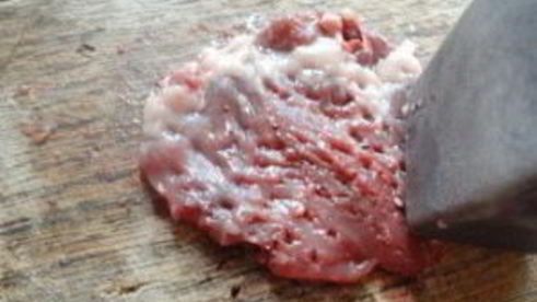 отбивные из куриных сердечек