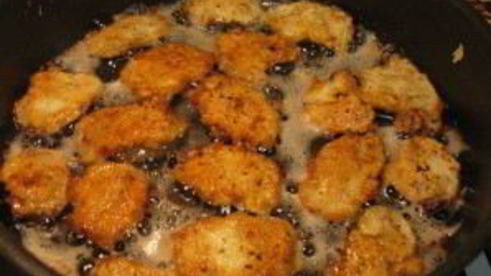 отбивные из куриных сердечек