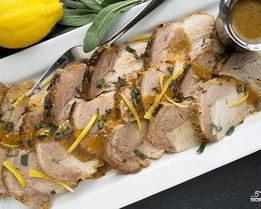 Свинина, тушенная в сливках