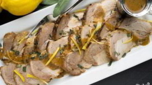 свинина, тушенная в сливках