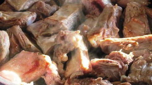 телячьи ребрышки жареные