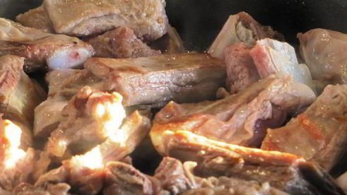 телячьи ребрышки жареные