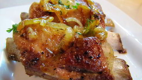 телячьи ребрышки жареные